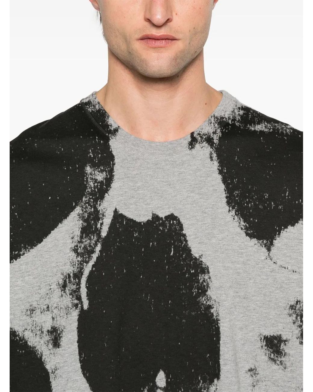 T-Shirts McQueen de hombre de color Black