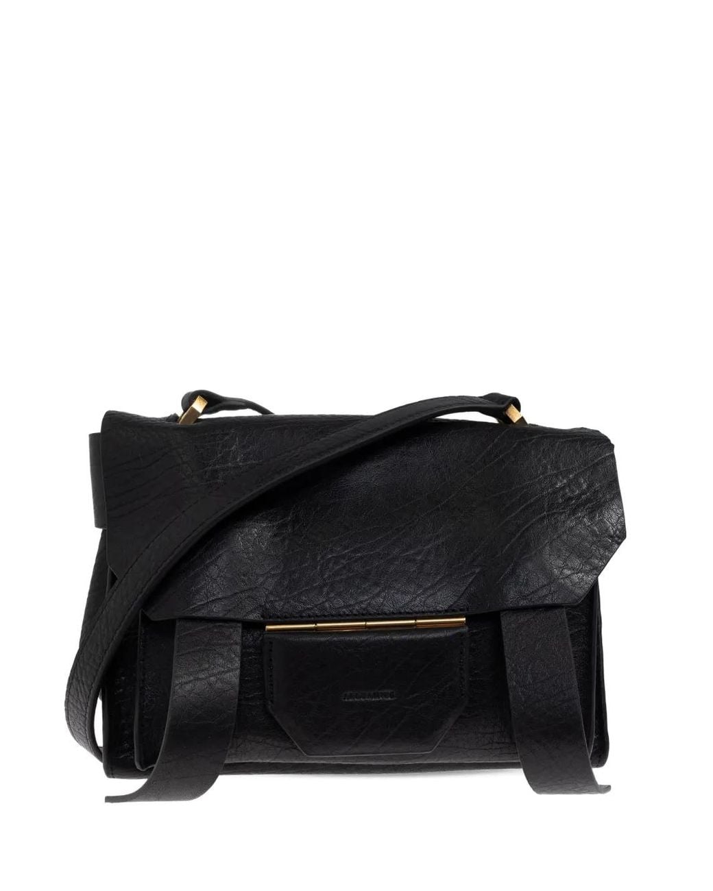 AllSaints Black Ursa Leather Crossbody Bag