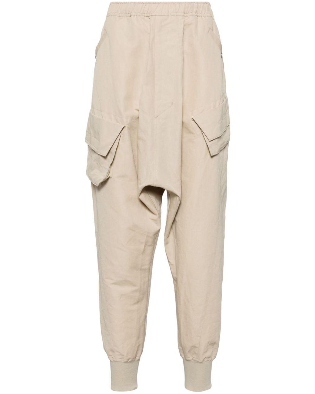 JULIUS Drop-Crotch Cropped Pants Echo Drop Crotch Pant in