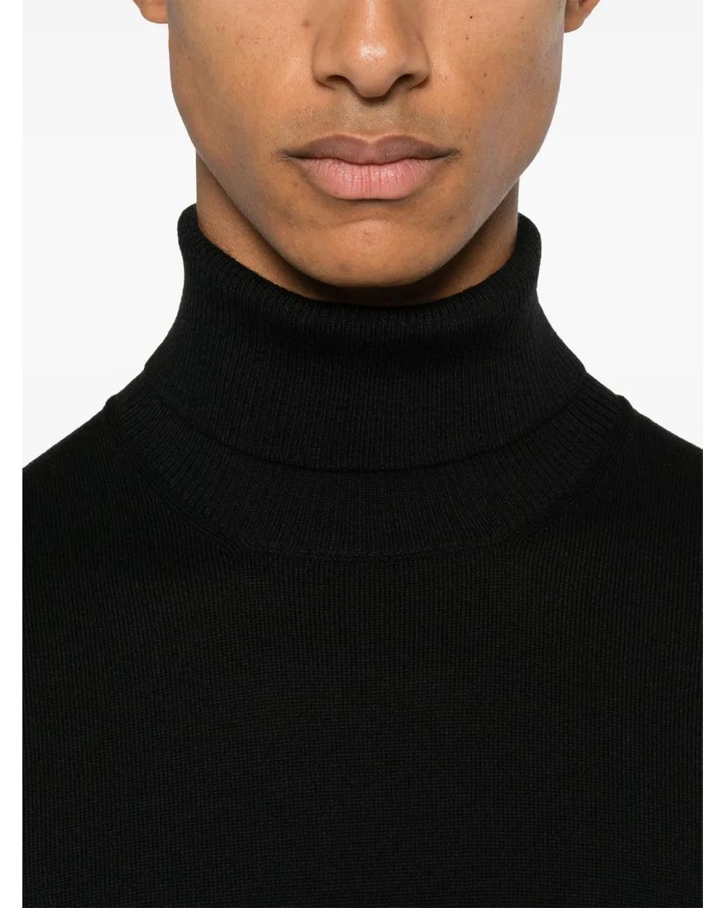 Fay Pullover Mit Rollkragen in Black für Herren