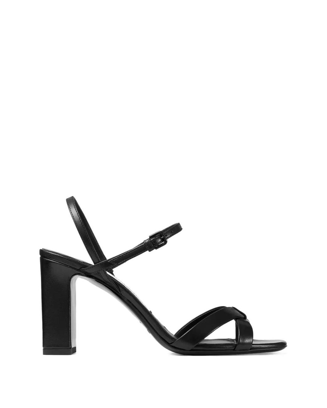 Jimmy Choo Black Elsy Block-Heel Sandals