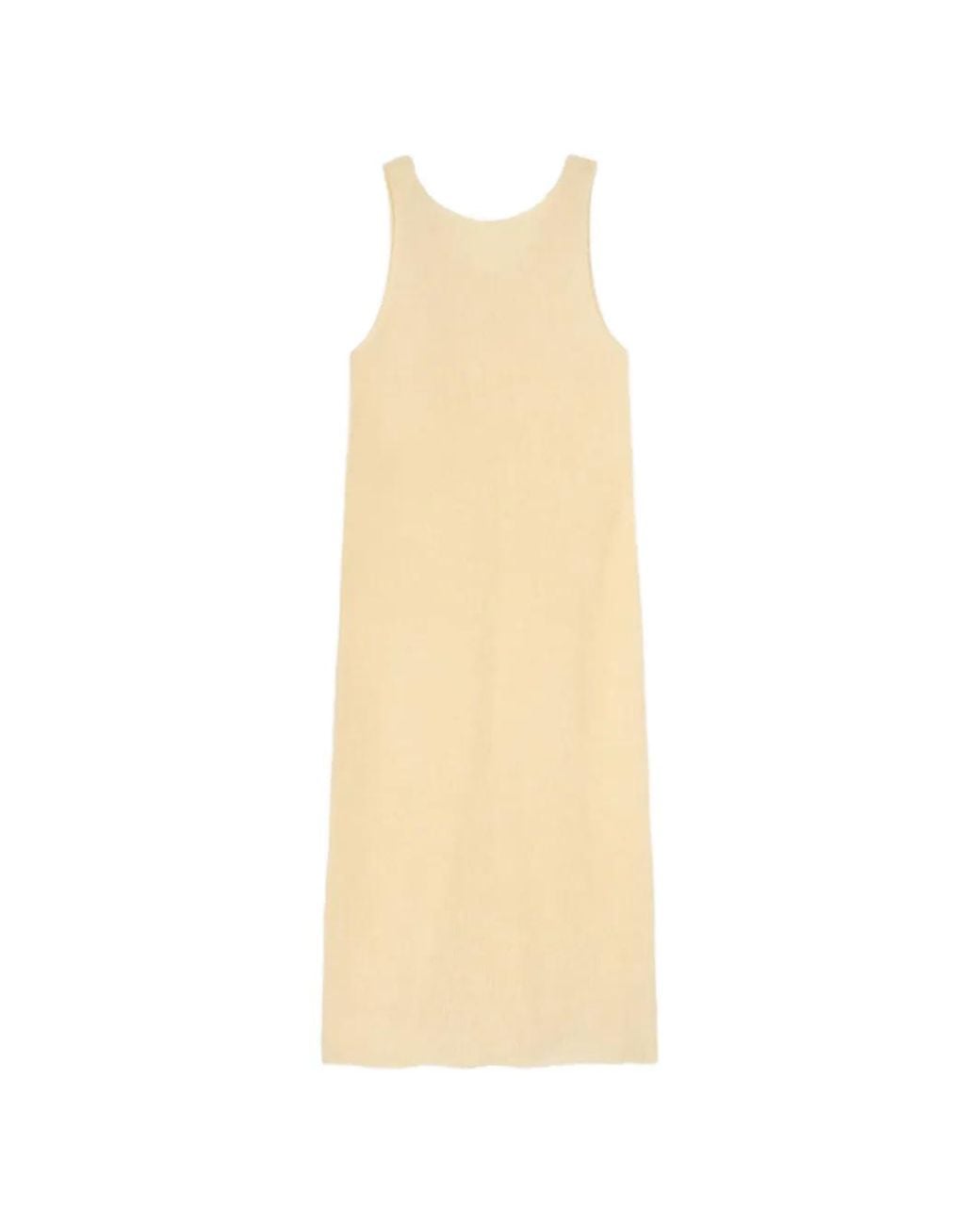 RETORI White Robe Mi-Longue En Cachemire Brossé