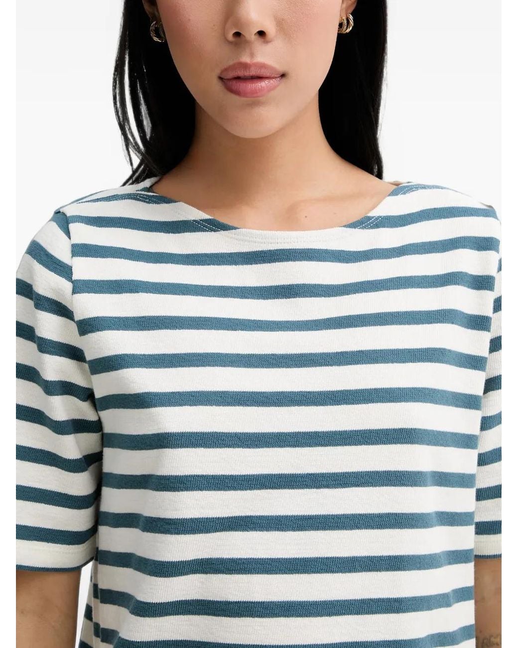 Marc O' Polo Blue Striped T-Shirt
