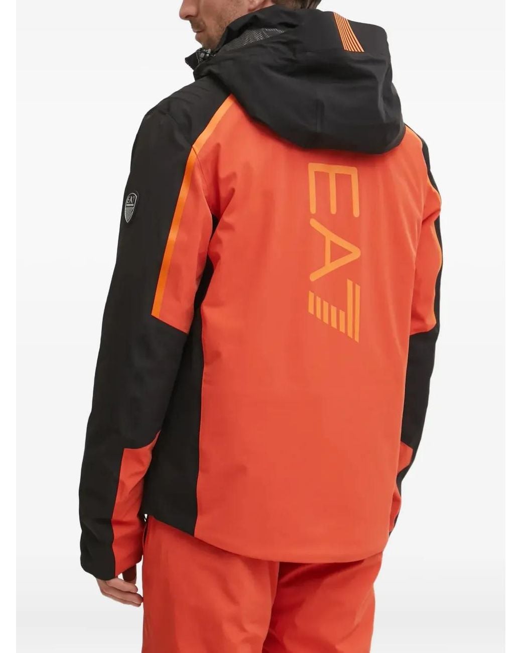 EA7 Red Veste De Ski À Logo Imprimé for men