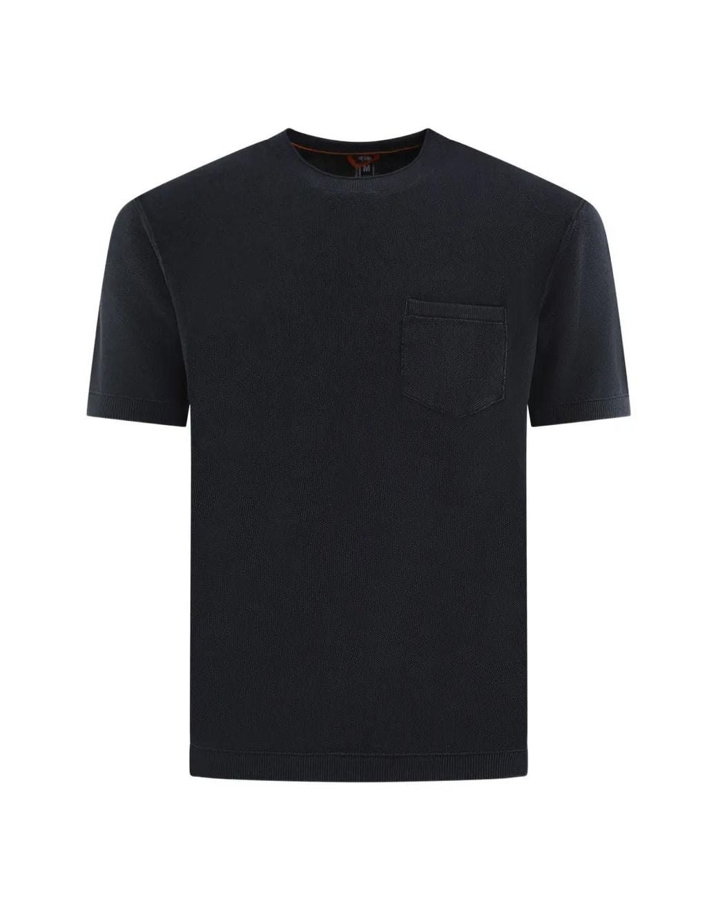 Parajumpers Black Cyril Patch-Pocket T-Shirt for men