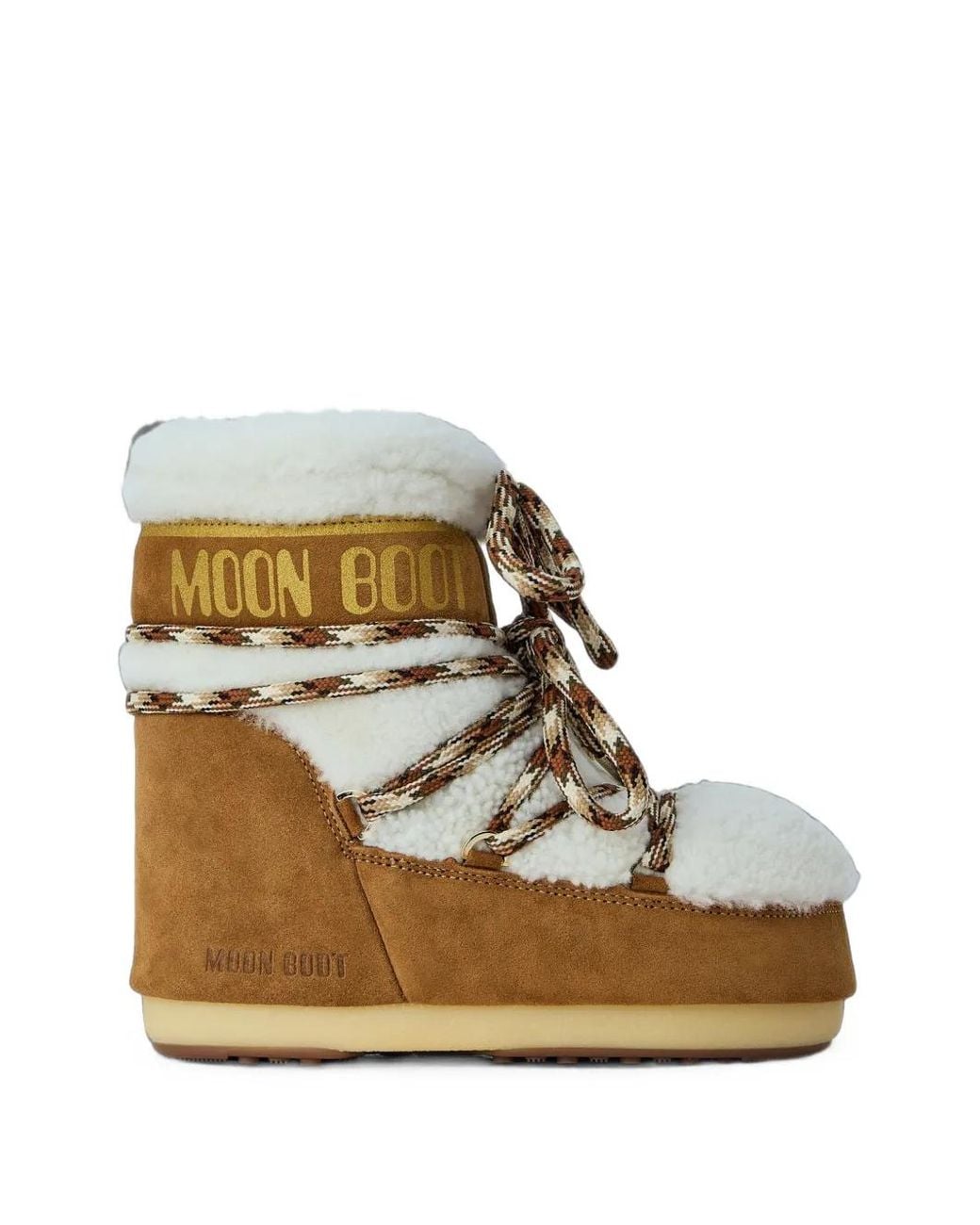 Moon Boot Natural Icon Low Shearling Boots