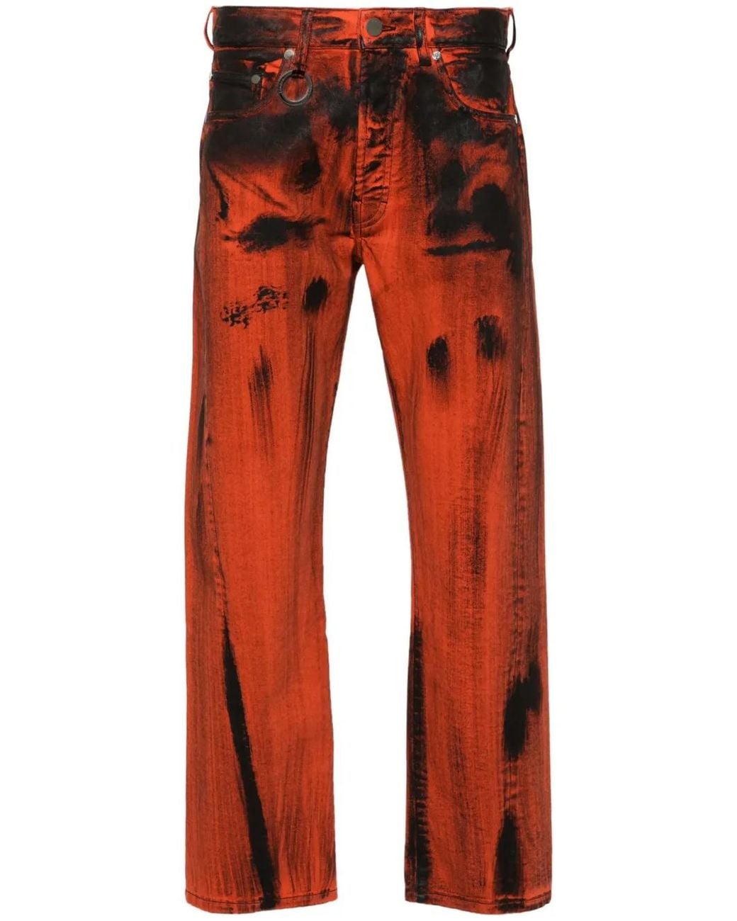 Vaqueros Rectos Side Denim Etudes Studio de color Orange