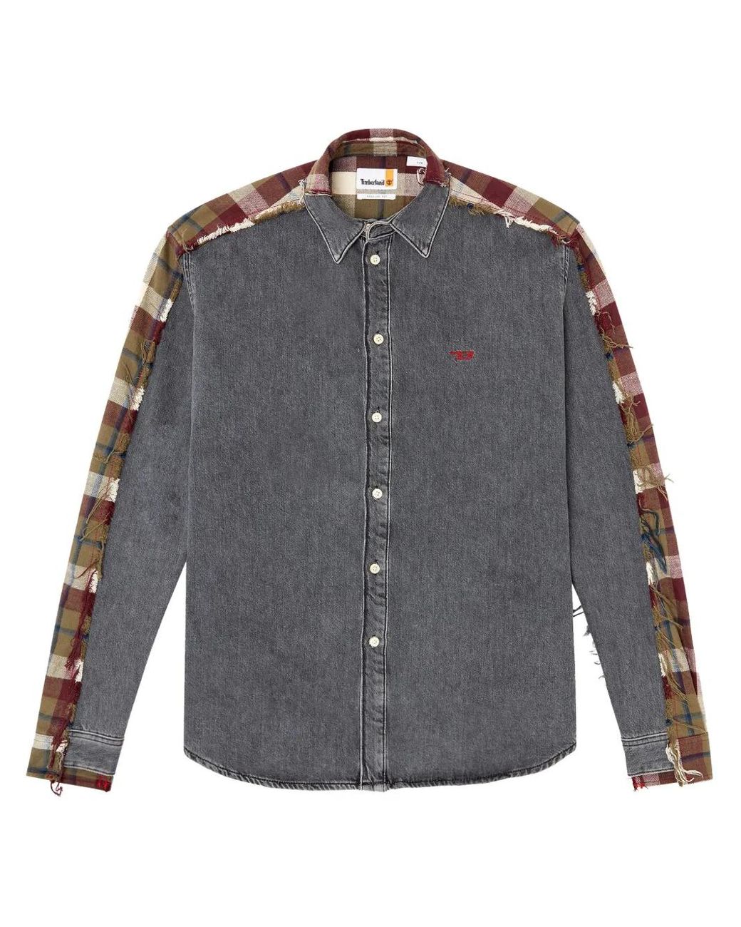DIESEL Gray X Timberland Checked Shirt