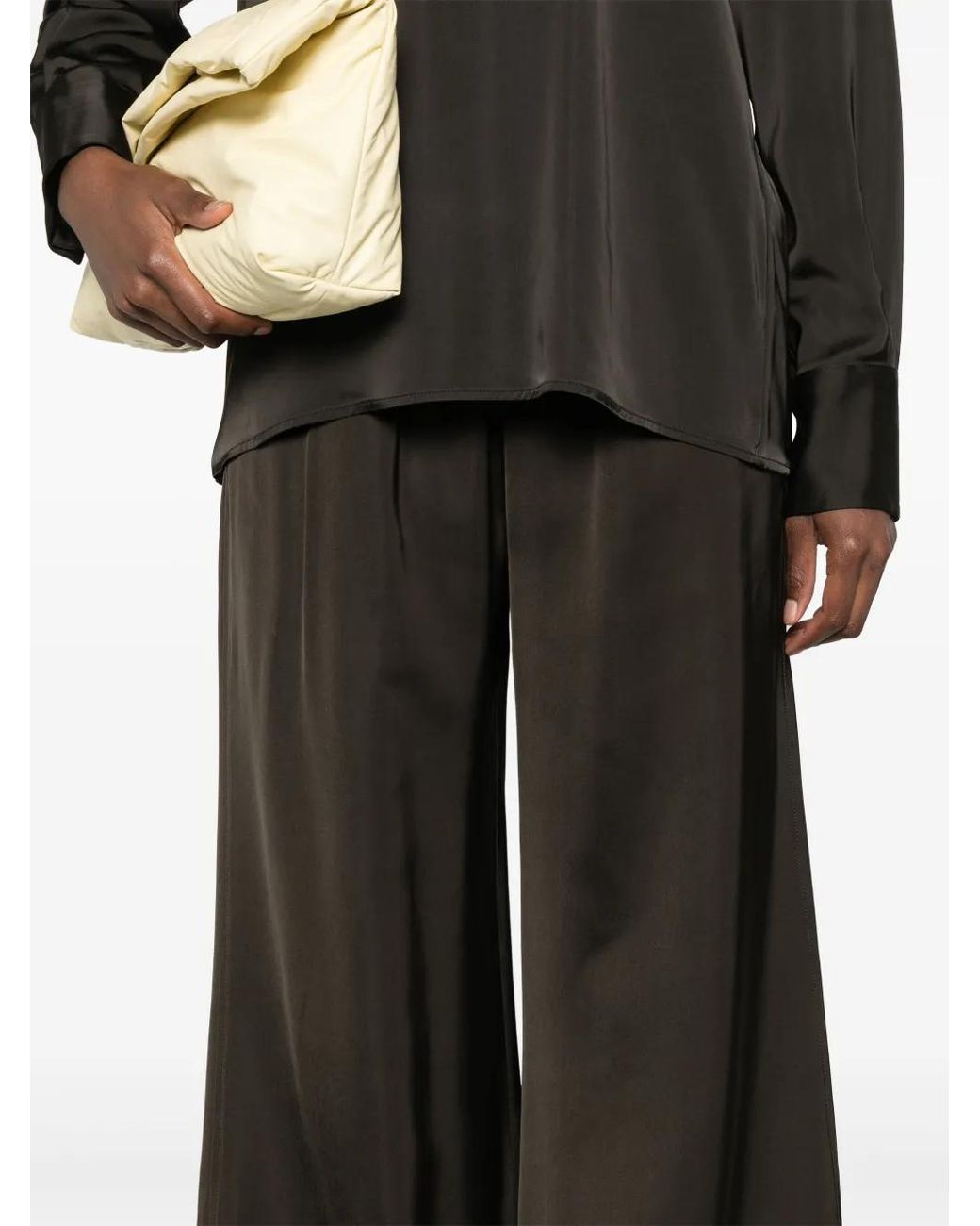 Fabiana Filippi Black Wide-Leg Palazzo Pants