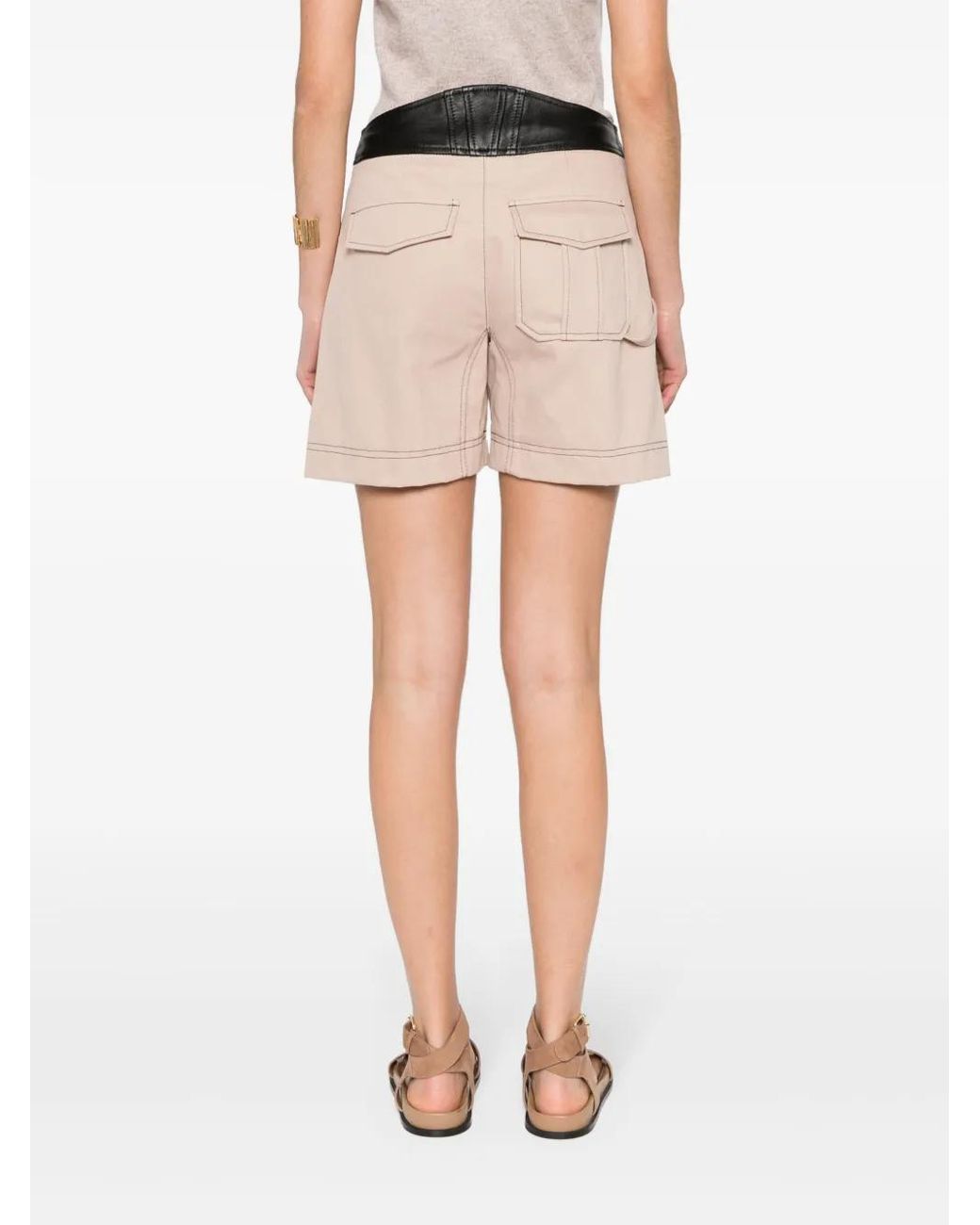 ショートパンツ PINKO Women Shorts  Burmudas 104619A2CV C36 Beige PINKO Shorts for Women | Shop Now on FARFETCH