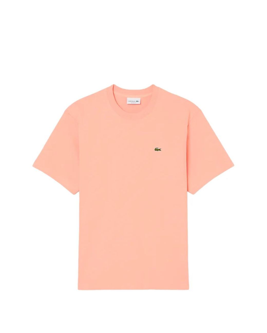 Lacoste Pink T-Shirt À Encolure Ronde for men
