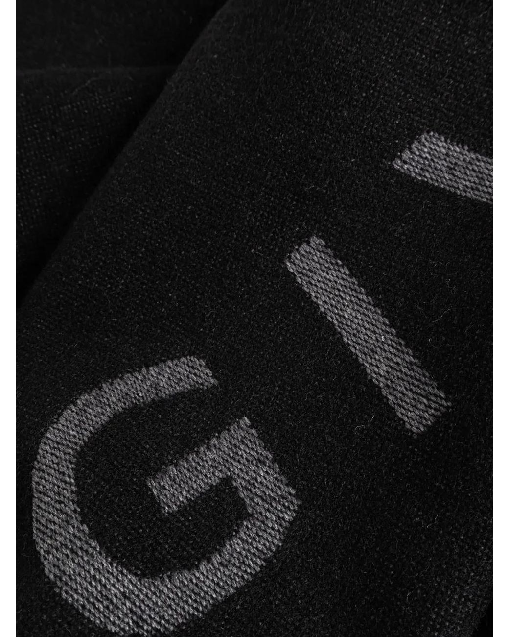 Sciarpa Con Stampa Logo E Frange di Givenchy in Black