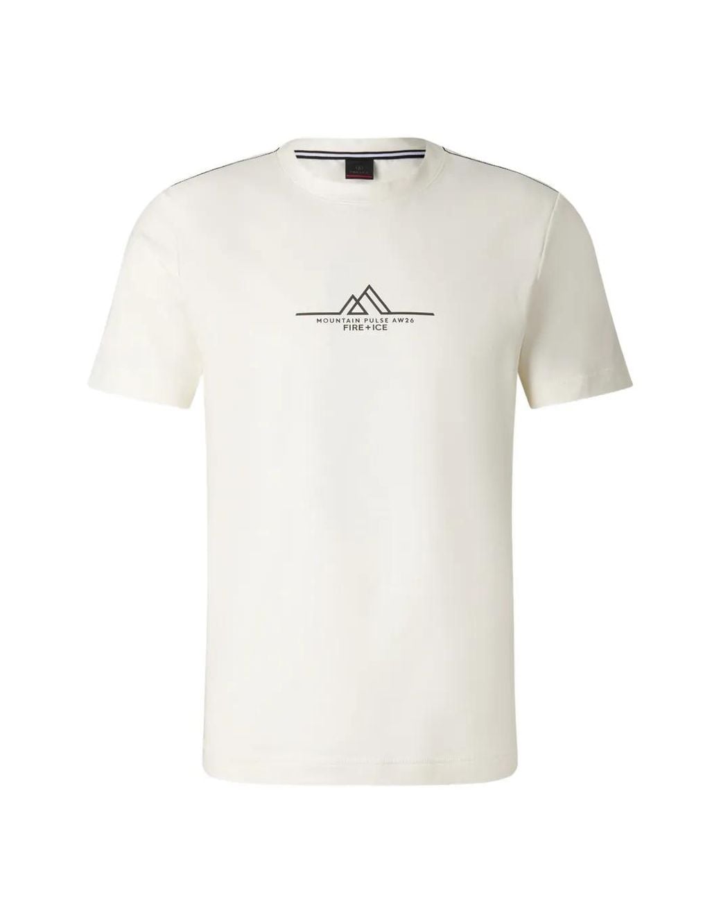 Bogner Fire + Ice White Gerad Logo-Print Crew-Neck T-Shirt for men