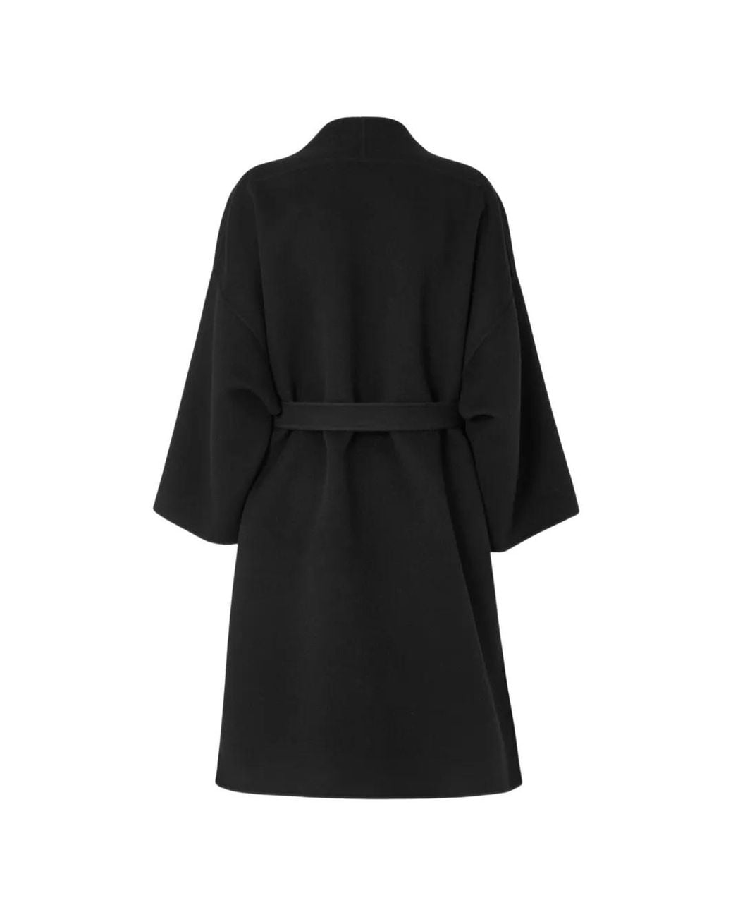 Fendi Black Ff Wool Coat