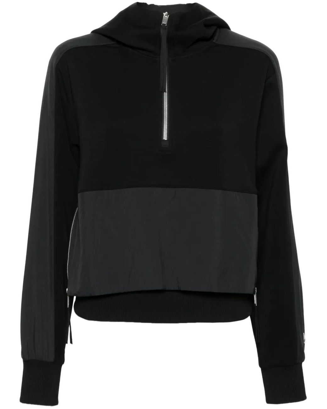Moose Knuckles Black Mixmedia Hoodie