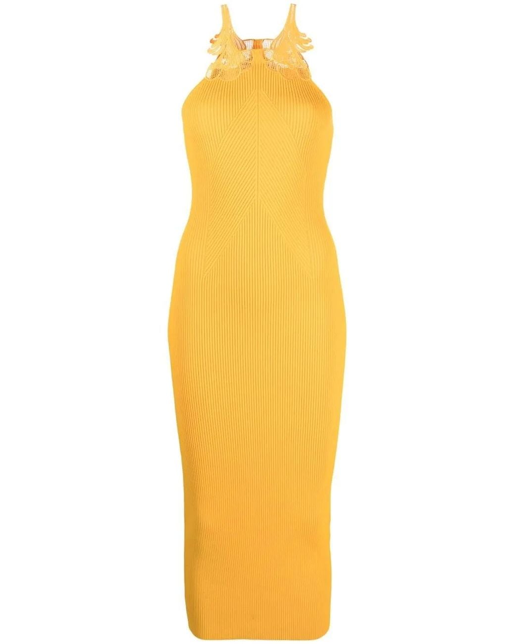 Self-Portrait Dresses Yellow