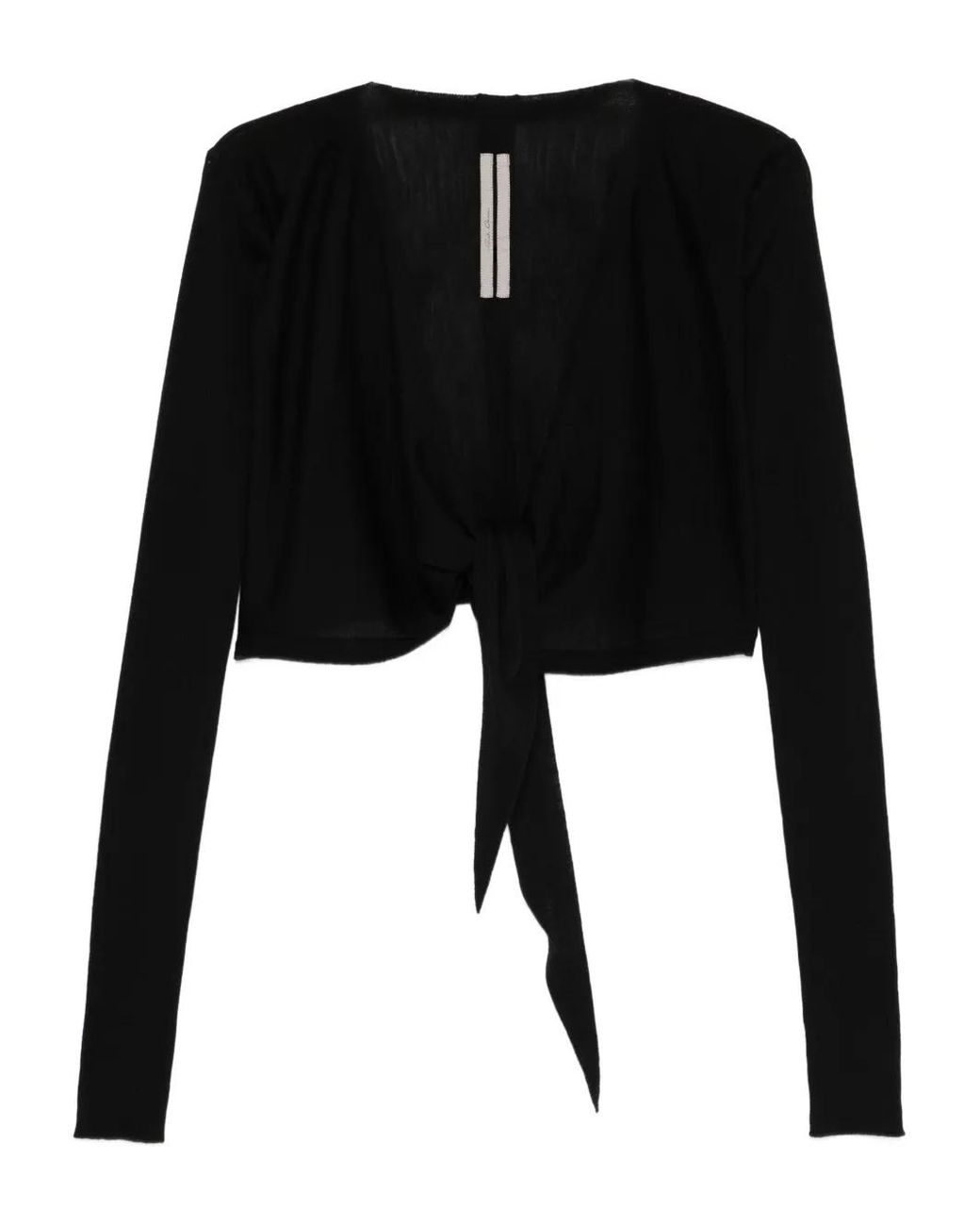 Rick Owens Black Temple Crop Wrap