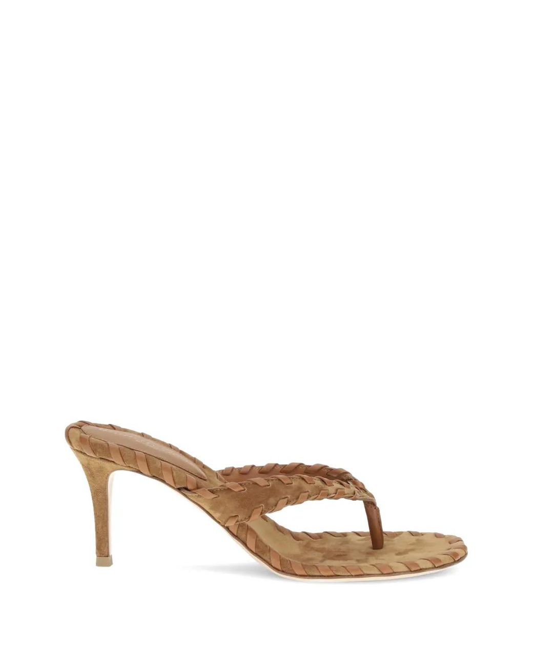Gianvito Rossi Natural Zaira Thong Sandals