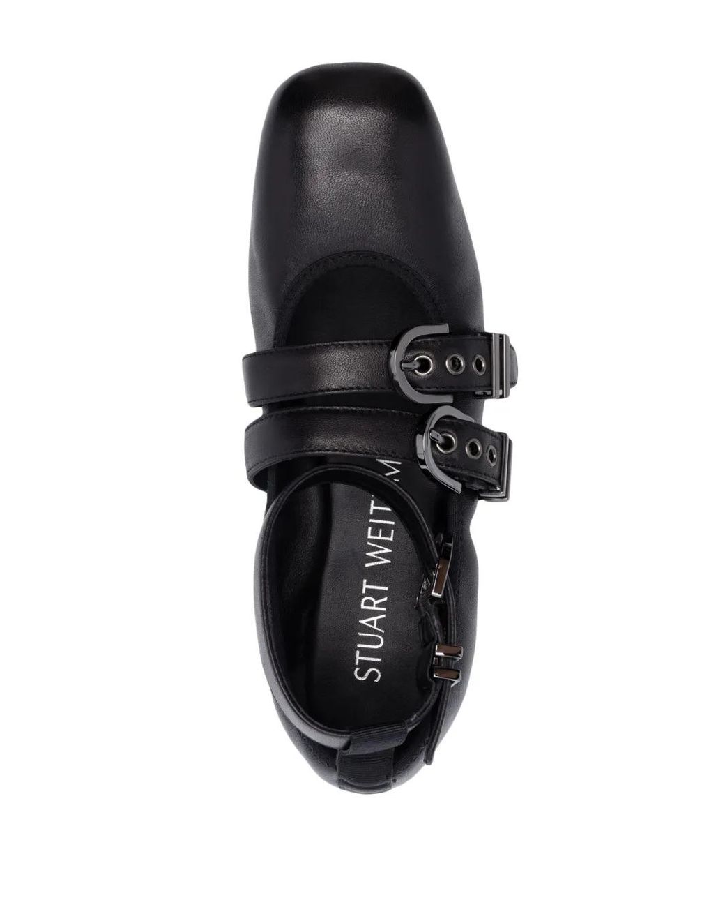 Stuart Weitzman Black Klassische Ballerinas