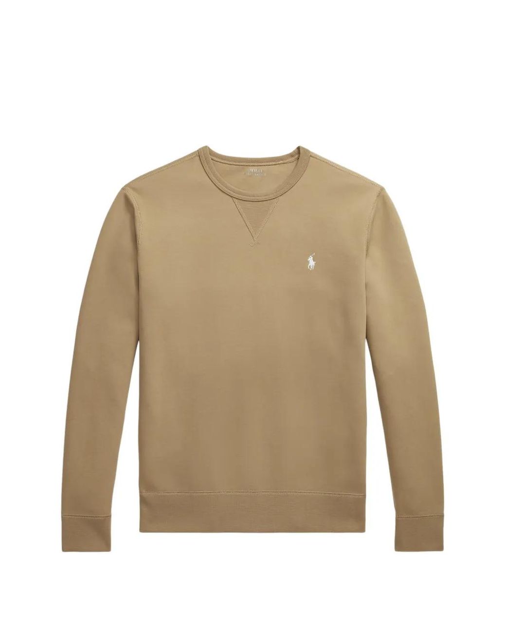 Polo Ralph Lauren Natural Logo-Embroidered Crew-Neck Sweater for men