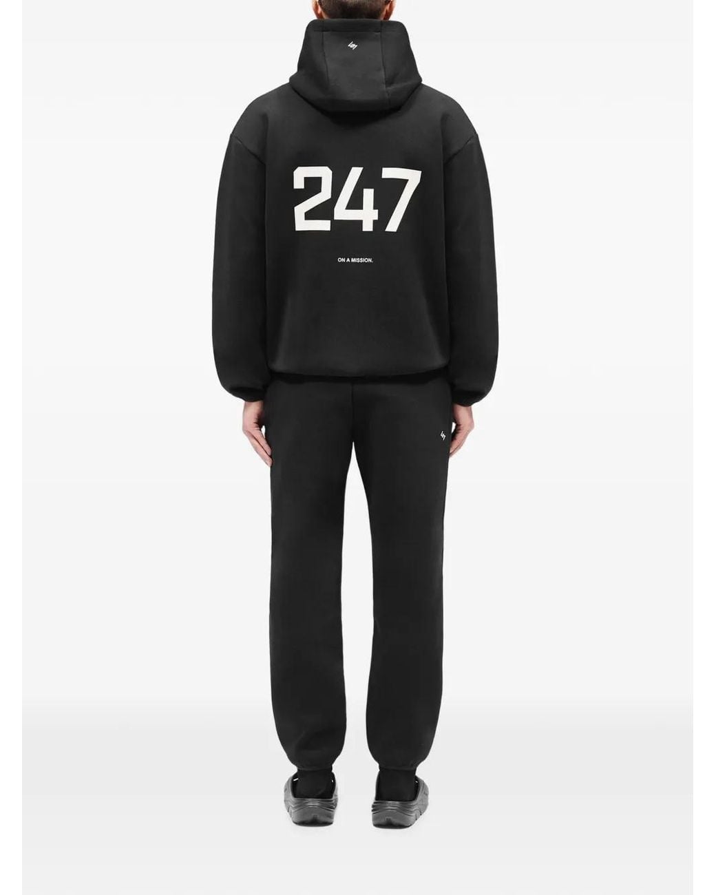 Represent Black 247 Form Zip Hoodie for men