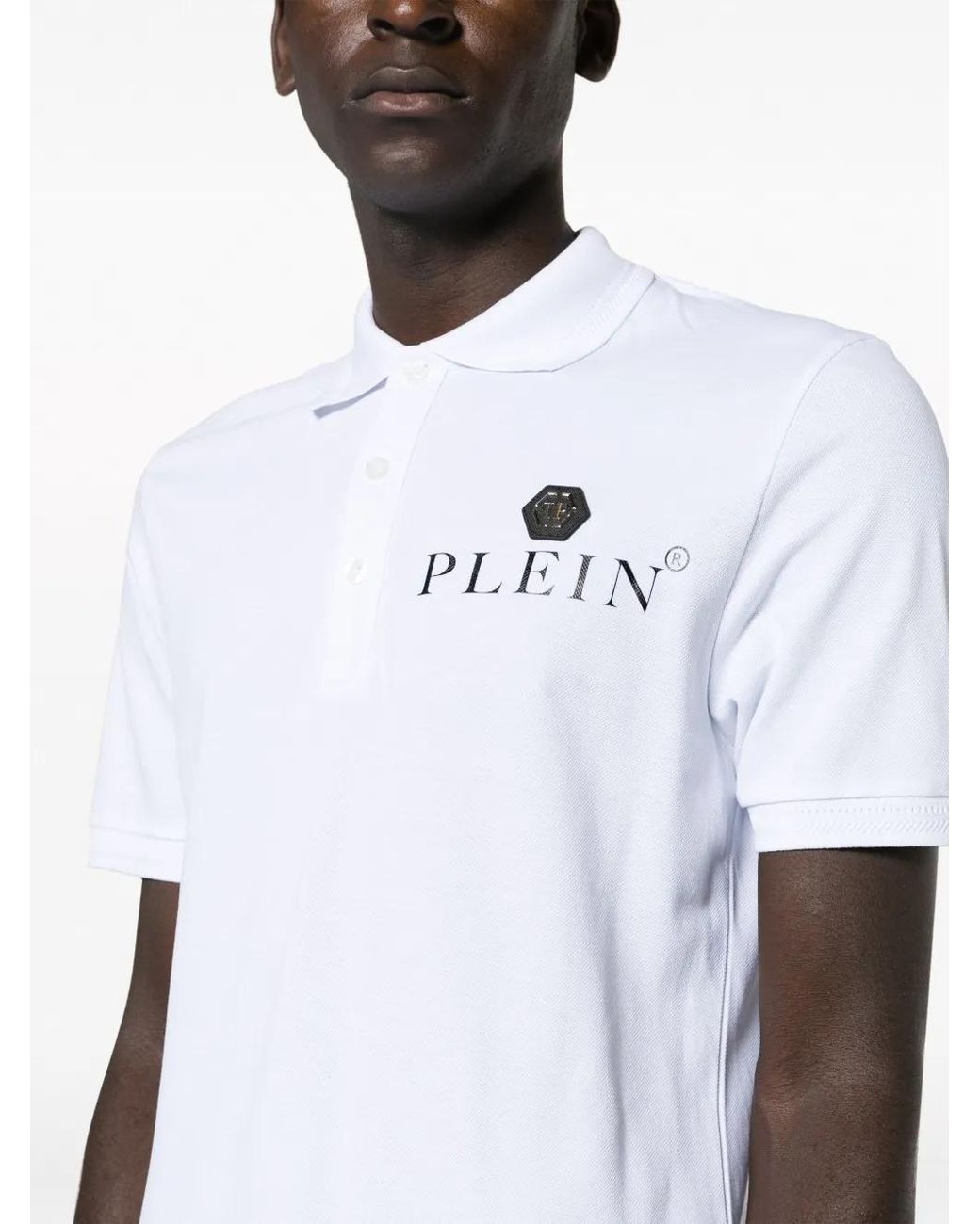 Polo di Philipp Plein in White da Uomo