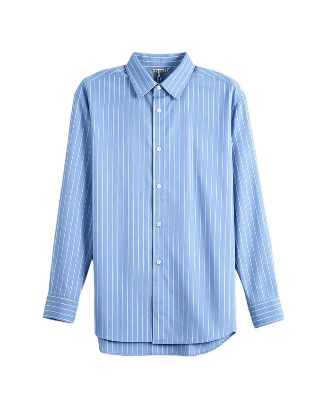 Camicia A Righe di Auralee in Blue