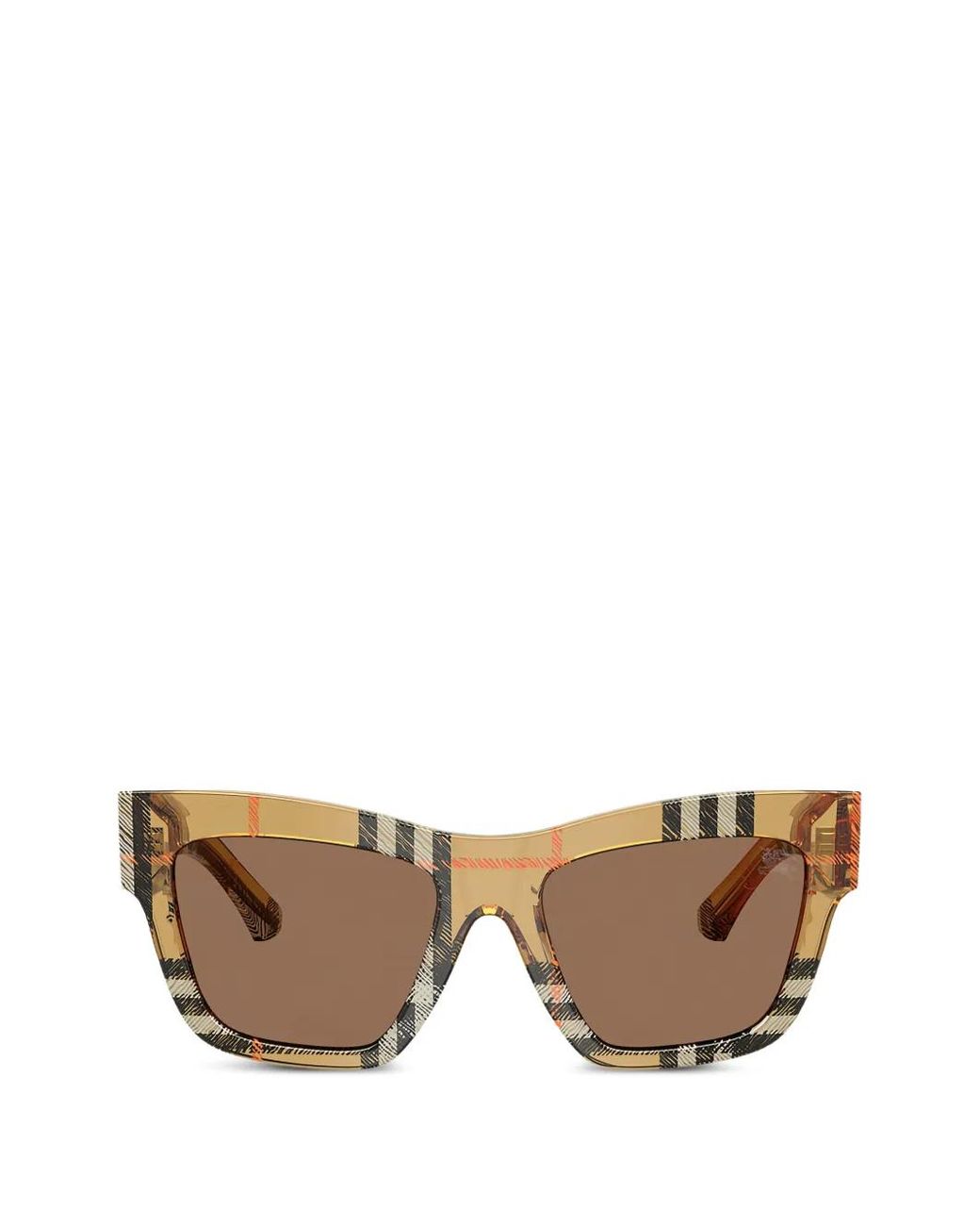 Burberry Brown Eckige Sonnenbrille