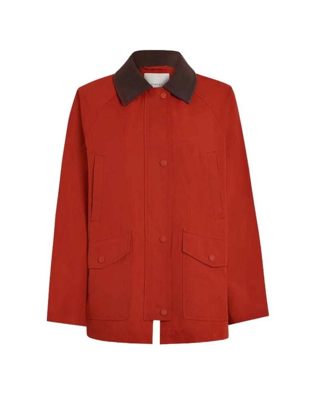 Varley Red Rylan Panelled Short Coat