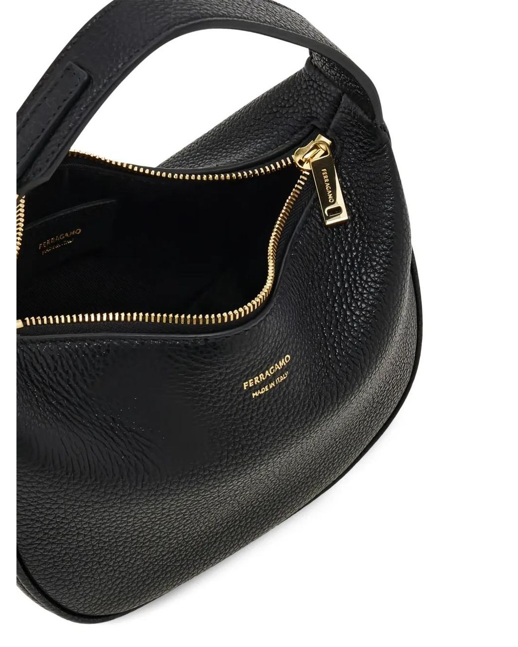 Ferragamo Black Hobo Bag (Xs)