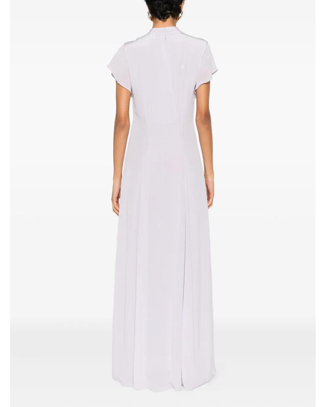 Forte_forte Purple Floral Maxi Dress