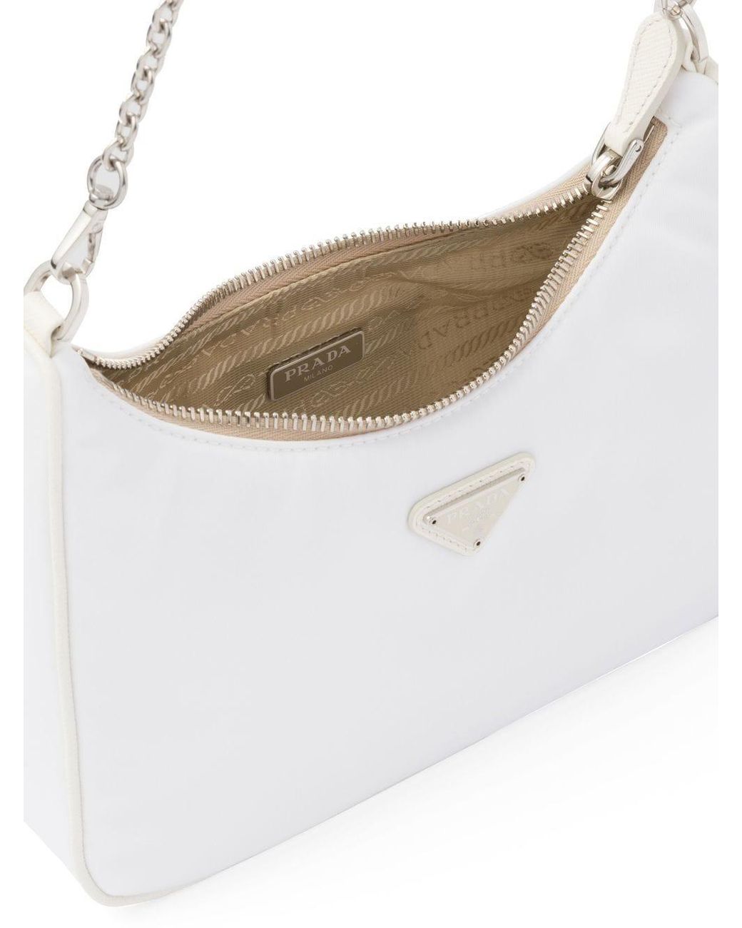 Prada Re-Edition 2005 Re-Nylon mini bag for Women - White in KSA