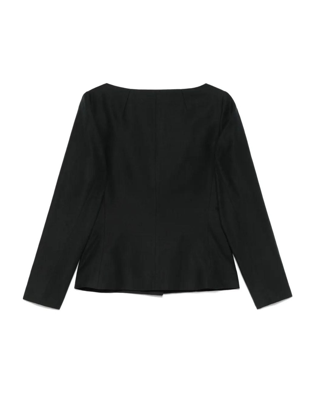 Remain Black Open-Neck Jacket
