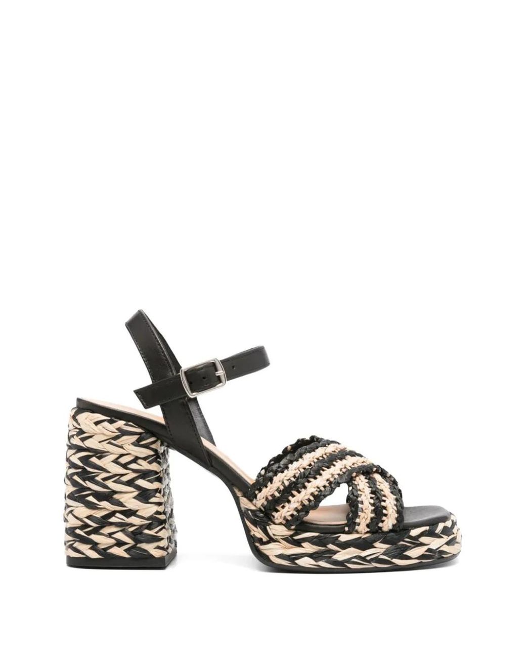 Castaner White Vicen Raffia Sandals