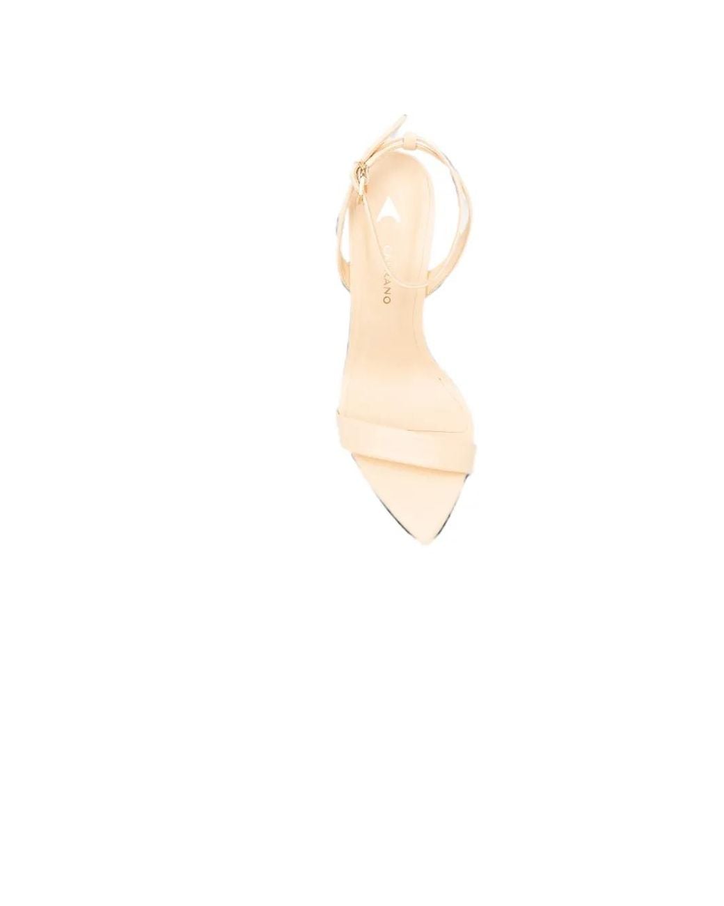 Carrano Natural Buckle-Fastening Pointed-Toe Sandals