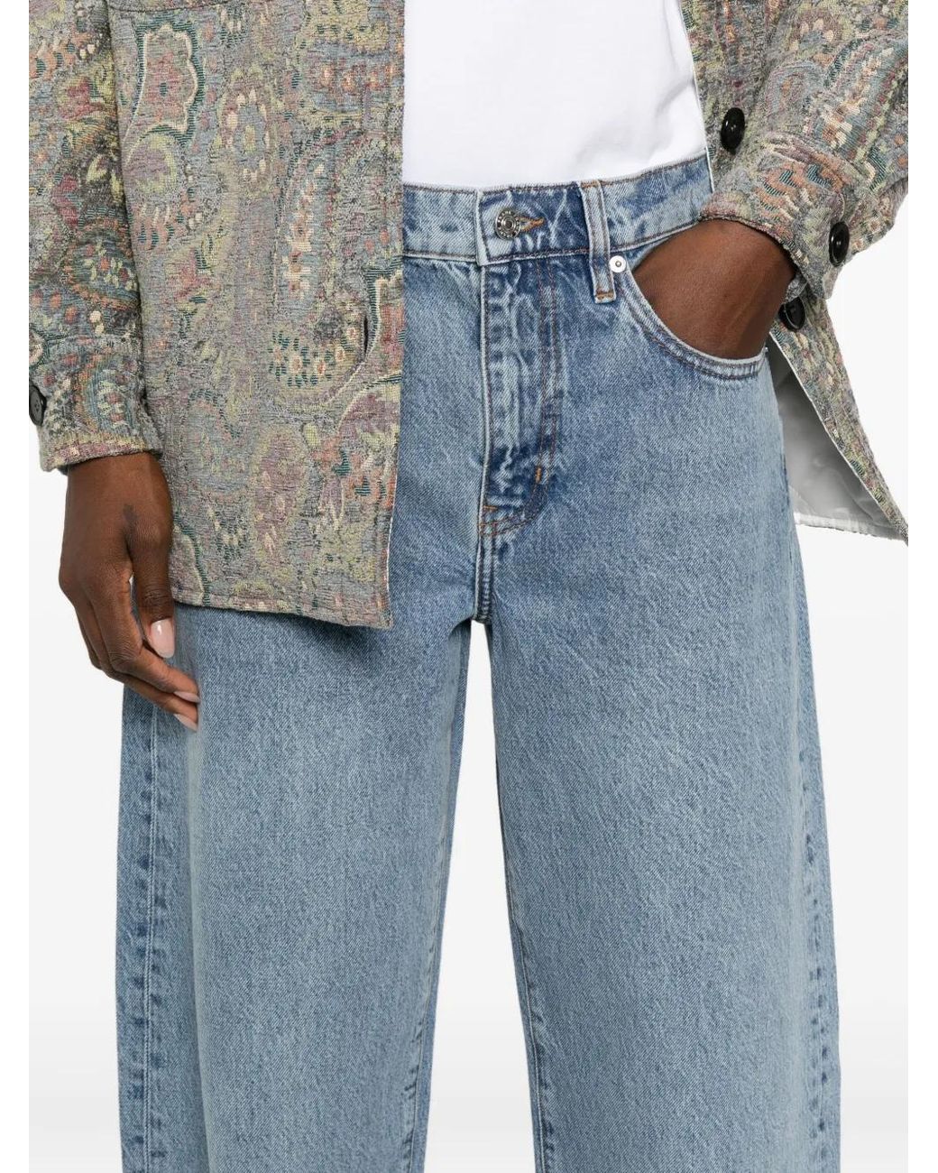FRAME Blue Cotton Jeans