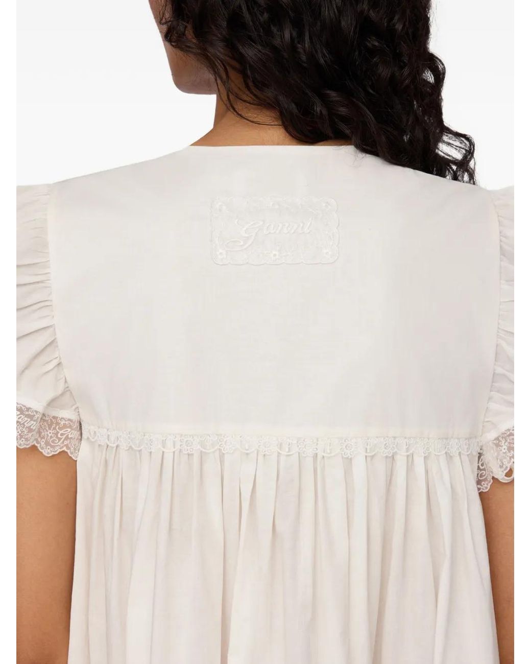 Ganni White Dress