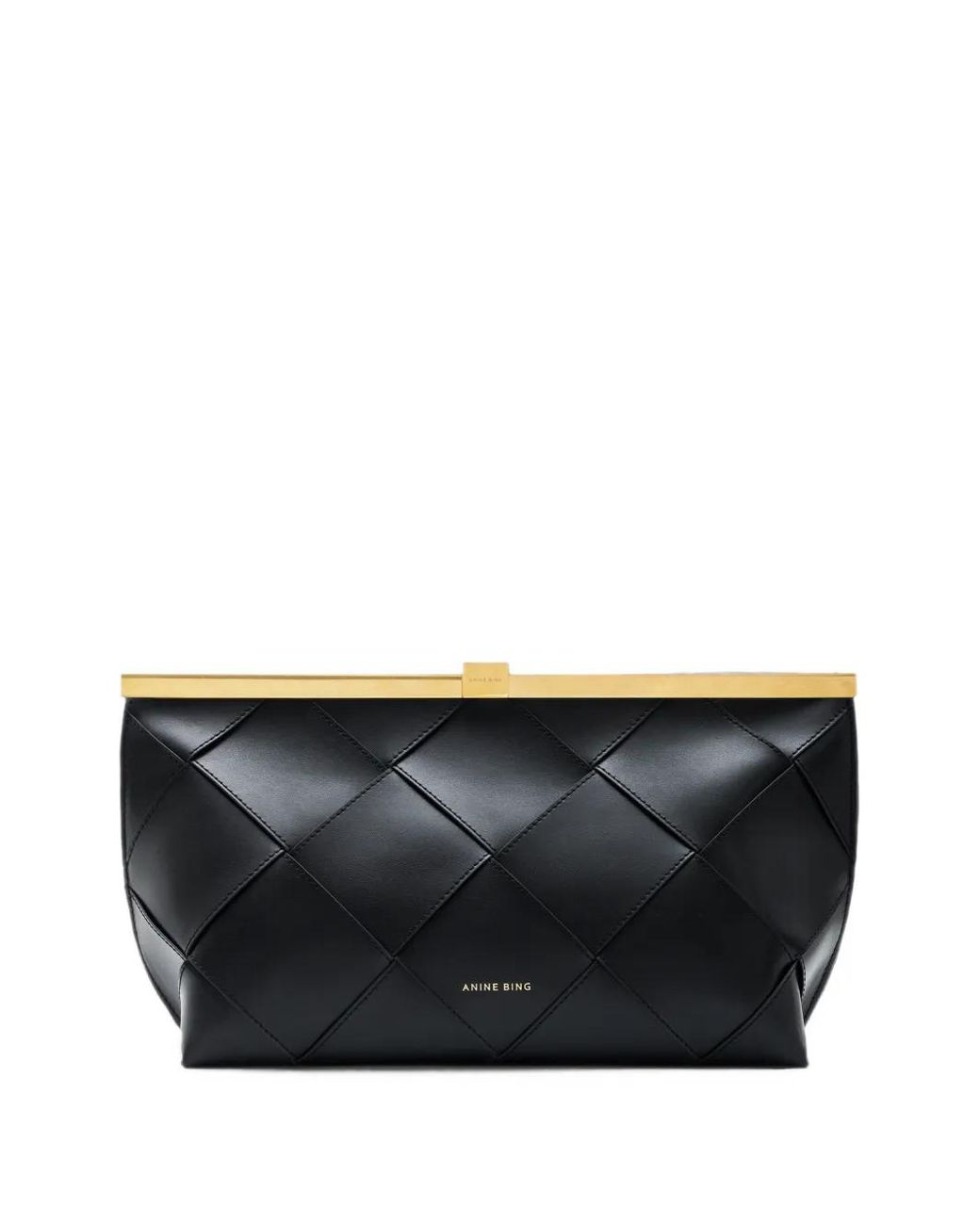 Anine Bing Black Anine Clutch