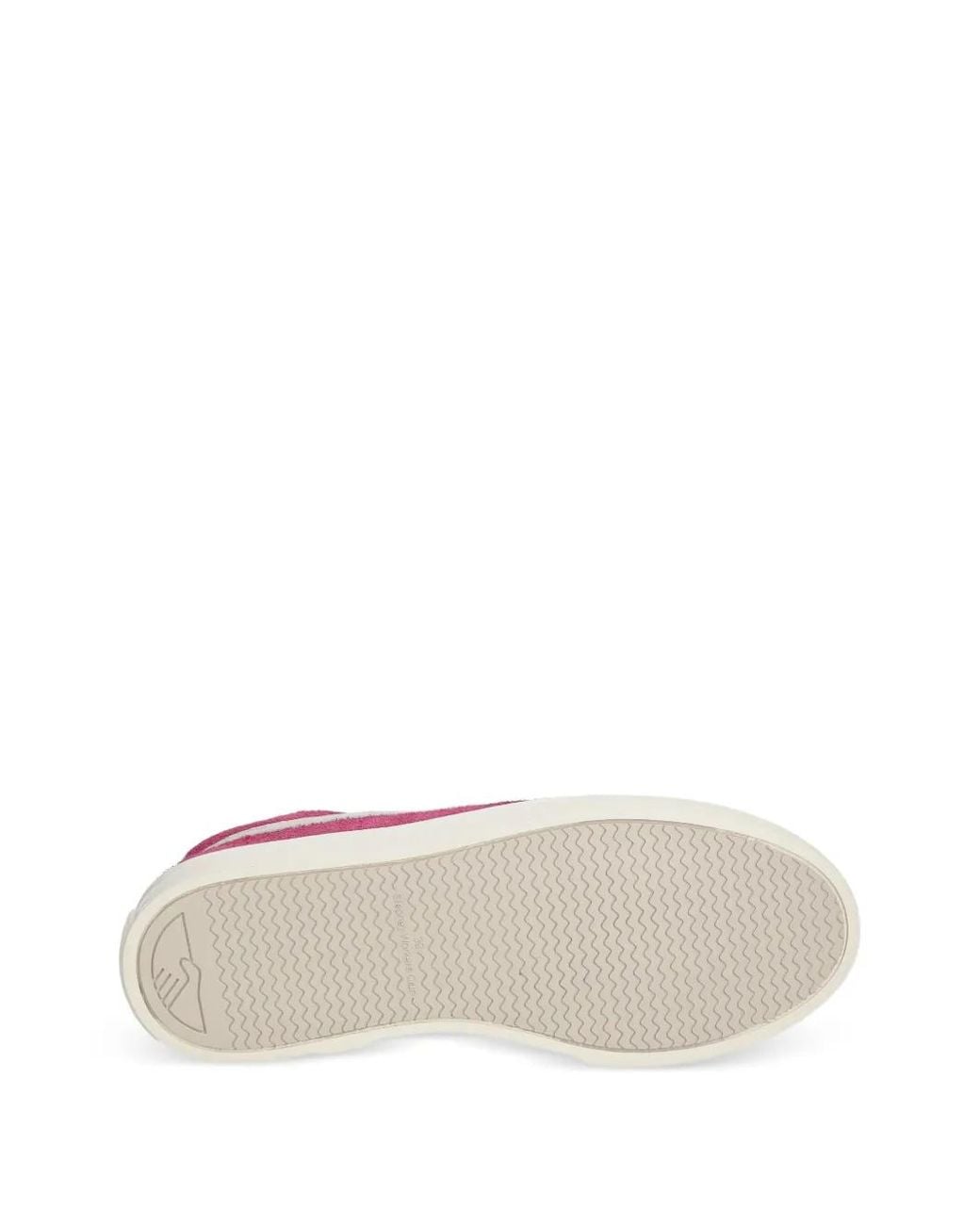 Stepney Workers Club Pink Dellow Suede Low-Top Sneakers