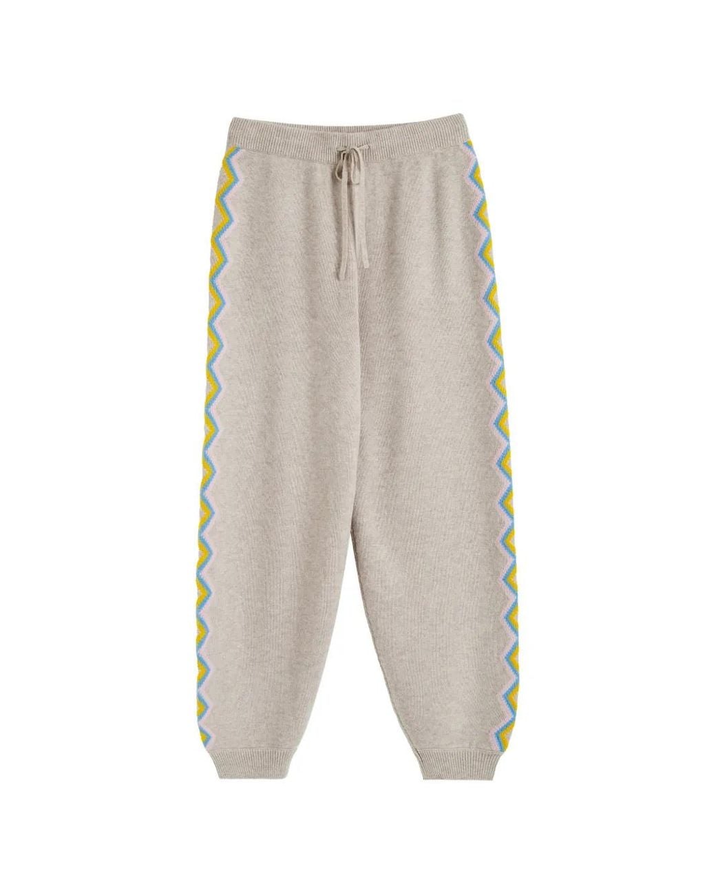 Chinti & Parker White Snoopy Ski Track Pants