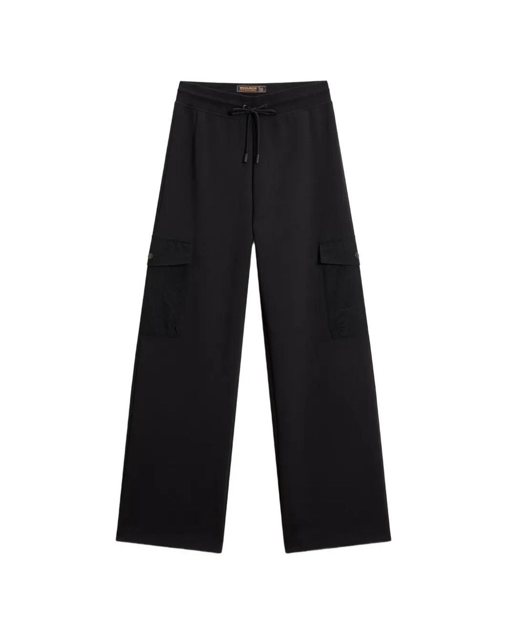 Woolrich Blue Pantalon Cargo À Lien De Resserrage