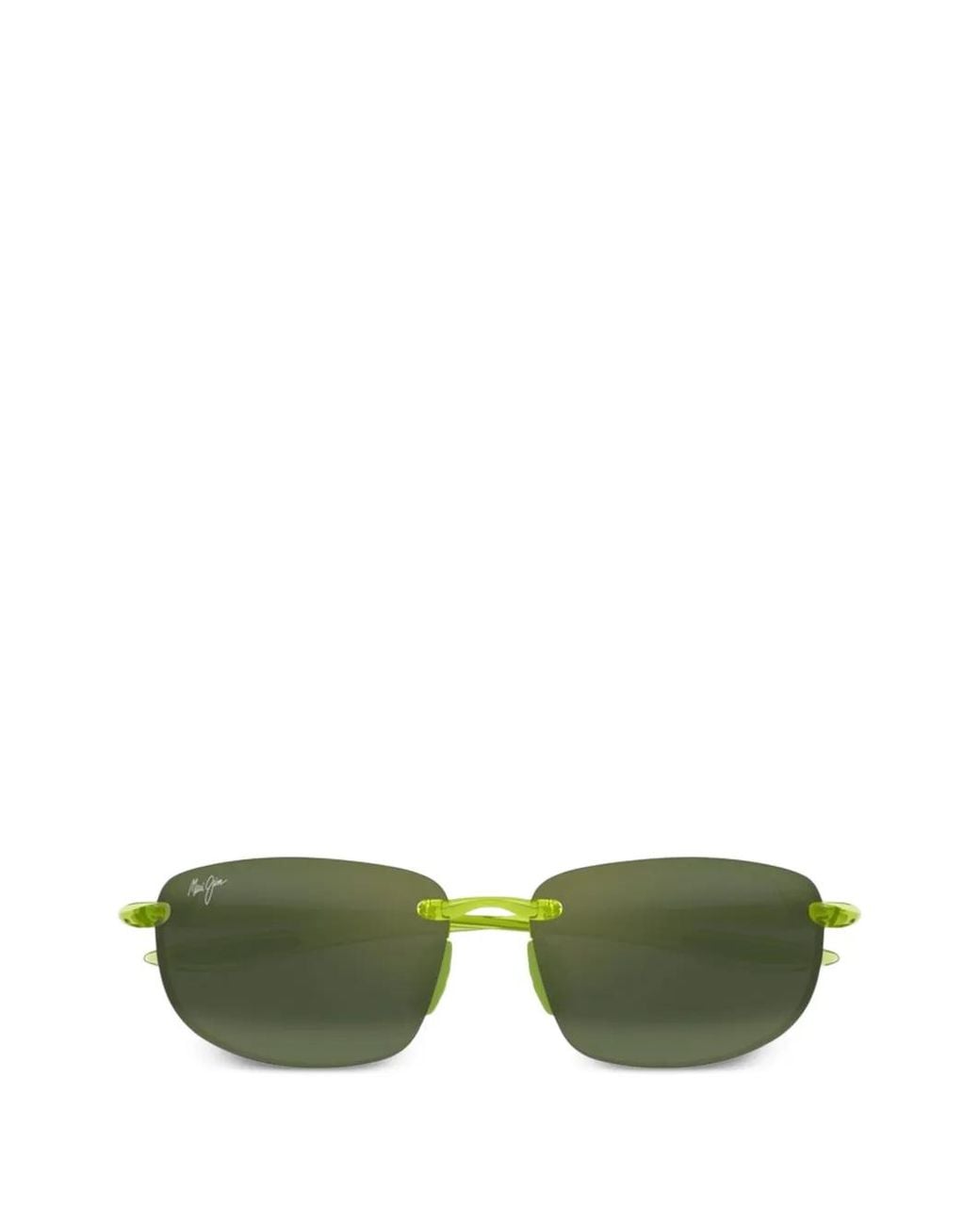 Maui Jim Green Ho'Okipa Rimless Sunglasses