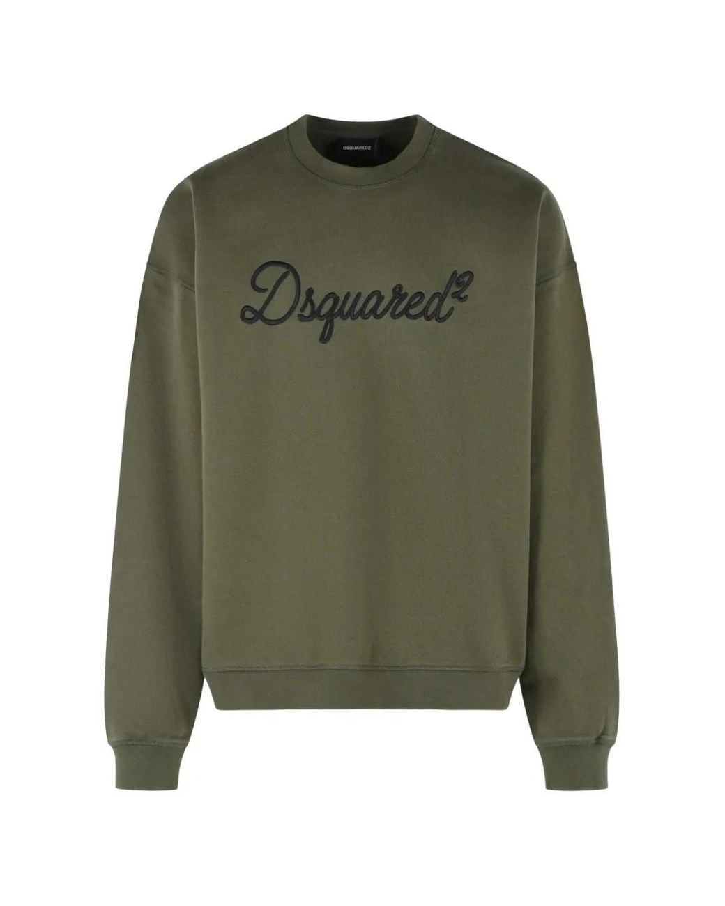 DSquared² Green Signature Relax Fit Sweatshirt for men