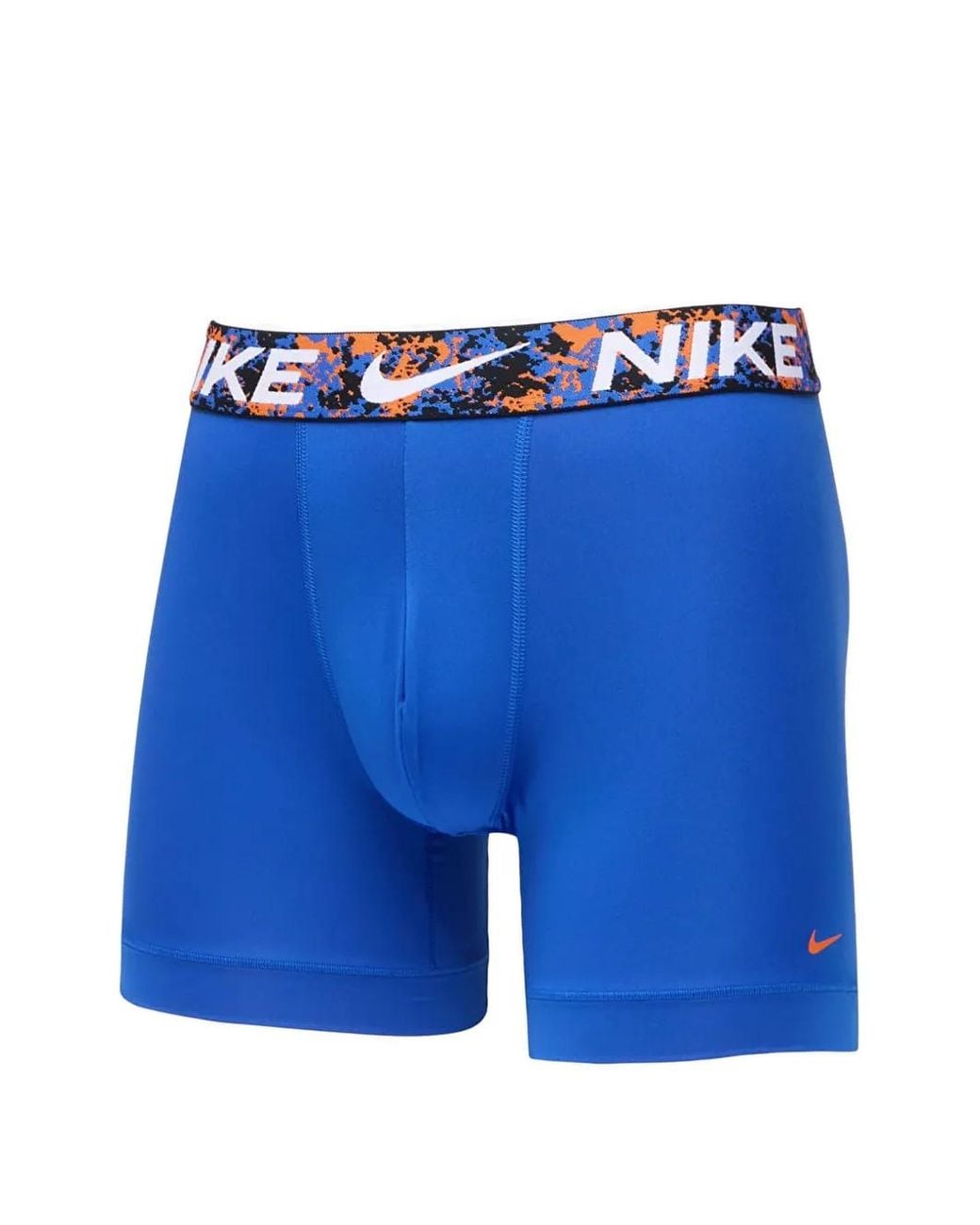 Nike Orange Essential Micro Dri-Fit Boxer Briefs (Set Of Three) for men