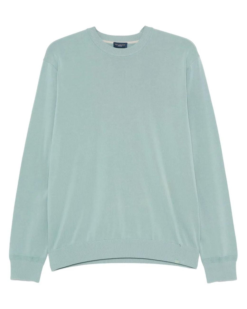 Paul & Shark Green Aqua Crew Neck Sweater for men