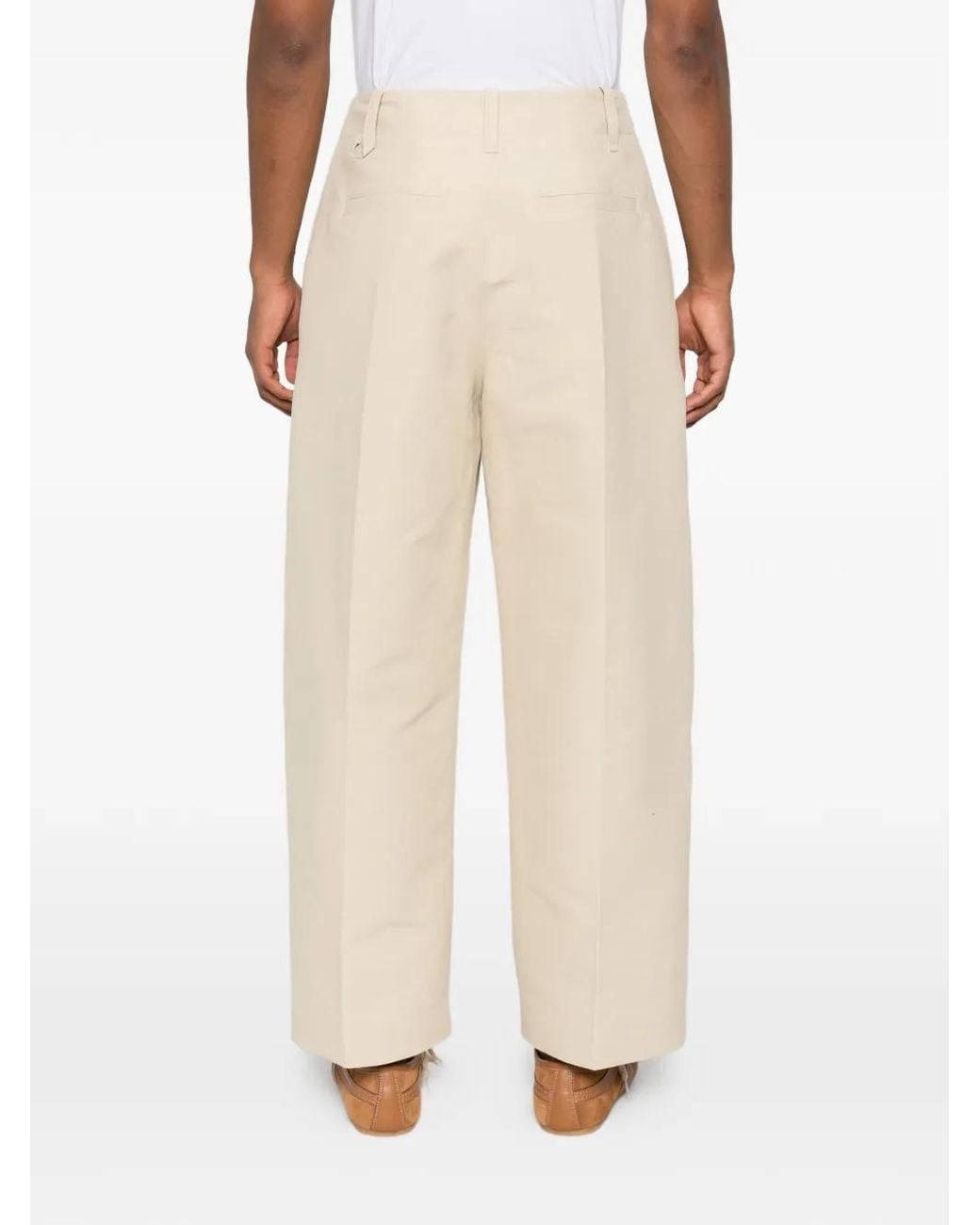 Jacquemus White The Pastro Pants for men
