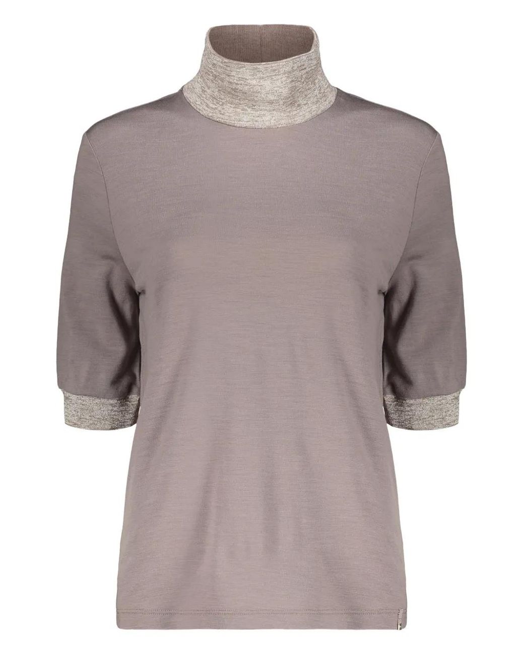 Herno Brown Wool Blouse