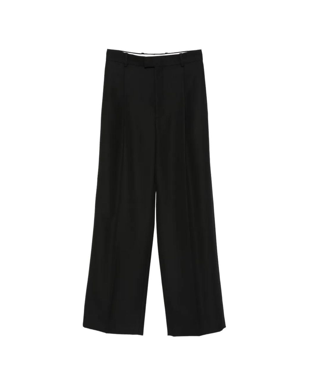 Carven Black Pleated Trousers