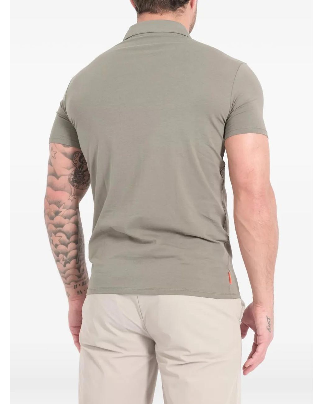 Rrd Gray Patch Pocket Polo Shirt for men