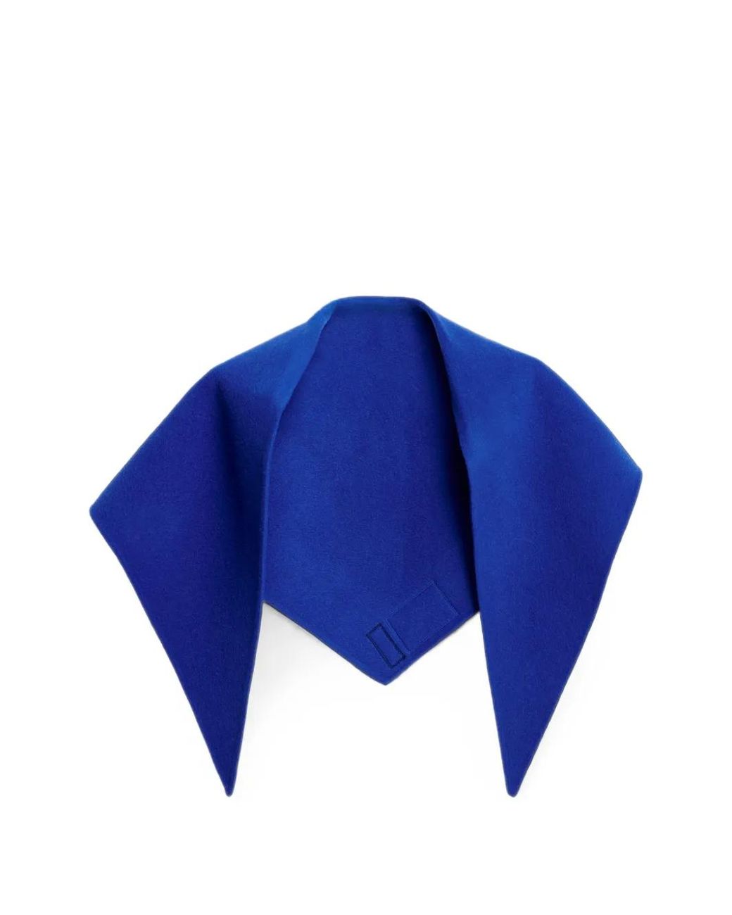 Essentiel Antwerp Blue Kaap Schal Mit Logo-Patch